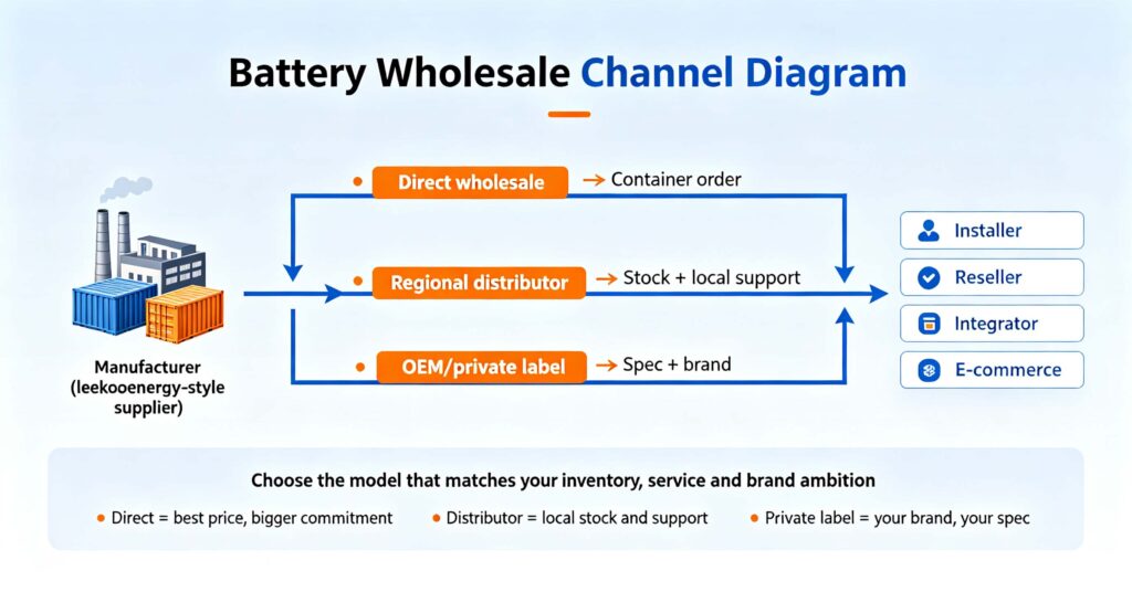 Lithium ion battery wholesale order flow: sample approval, QC inspection, payment milestones, batch check